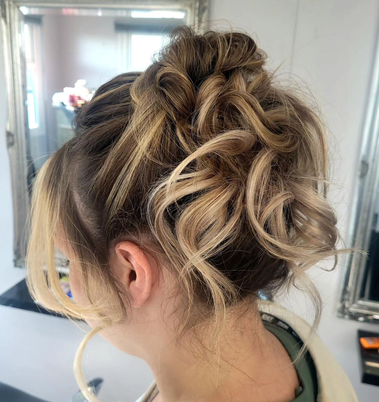 upstyle, updo, bridal